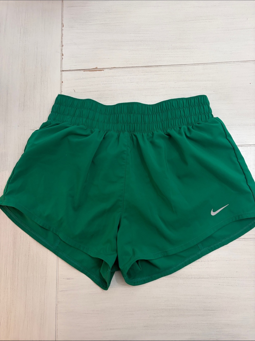 Nike Women's Emerald Green Athletic Running Shorts